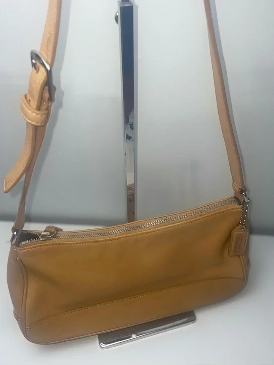 Coach Hampton Demi Leather Baguette VTG Shoulder Bag 7587 COA - Picture 12 of 16